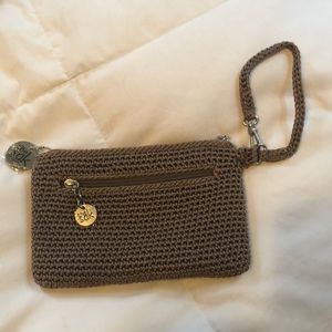 Taupe Wristlet